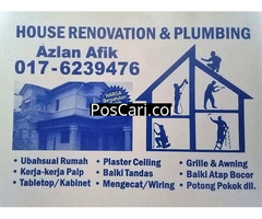 plumbing dan renovation 0176239476 azlan afik seksyen 4 wangsa maju
