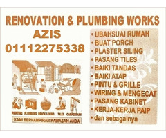 renovation and plumbing 01112275338 taman melati
