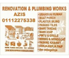 renovation and plumbing 01112275338 azis wangsa maju